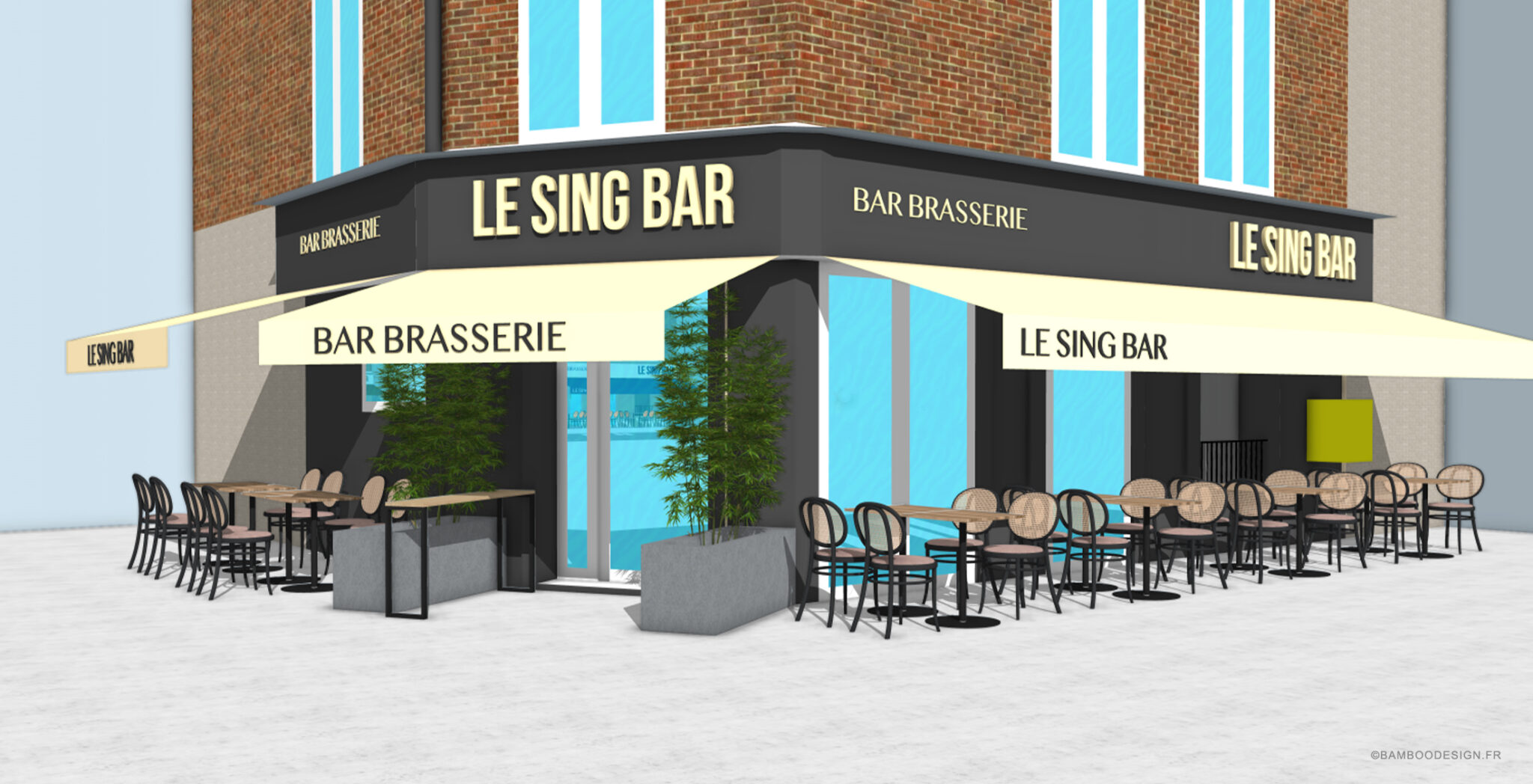 Enseigne │ Brasserie Design